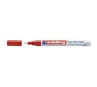Marqueur peinture - Edding - 4-780-9-002 - Pointe Fine - Rouge - Indélébile