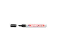 Marqueur Peinture - EDDING - 750 - Pointe ogive - Noir - Indélébile - Opaque
