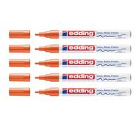 Marqueur peinture Edding 751 brillant, orange, Taille M