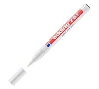 Marqueur peinture Edding 751 pointe ogive 1 à 2 mm - blanc