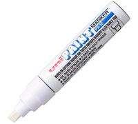 Uni-Ball Marqueur peinture indélébile PX-30 – Pointe biseautée – Blanc