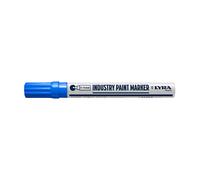 Lyra Germany Marqueur industriel L4040051-1 bleu 2-4 mm pour surfaces lisses et rugueuses 1 marqueur