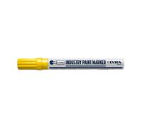 LYRA Marqueur industriel L4040007-1 jaune 2-4 mm pour surfaces lisses et rugueuses - 1 marqueur