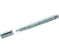 Marqueur peinture Marqueur métallique env. 1-2 mm argenté Paquet de 10 pièces