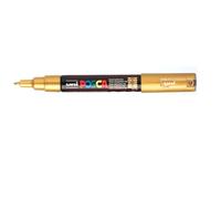 Marqueur peinture or extra-fin - POSCA - Pointe conique extra-fine - Trait 0,7-1 mm - Peinture à base d’eau