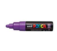 Marqueur peinture posca pc7m pointe large conique encre inodore couvrante miscible tous supports coloris violet