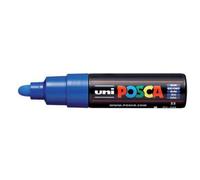 Marqueur peinture posca pc7m pointe large conique encre inodore couvrante miscible tous supports coloris bleu