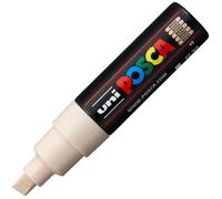 Posca Marqueur PC-8K à pigment Pointe large biseautée 8 mm Beige