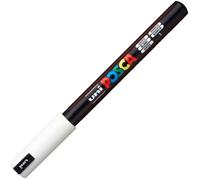 Marqueur peinture - POSCA - - Pointe Calibrée Extra-Fine - Couleur Blanc - Largeur de Trait 1-10 mm