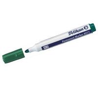 Marqueur Pelikan Permanent vert 407 F dans sa boîte pliante