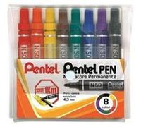 Pentel N50 Marker Black/Red/Green/Blue/Brown/Orange/Purple/Yellow Nero/Rosso/Blu