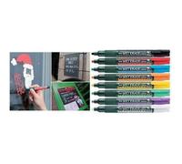 Marqueur - PENTEL - WET ERASE CHALK - Pointe biseautée - Blanc - Part à l'eau