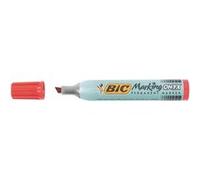 Marqueur Permanent - Marking Onyx 1591 Pointe biseau - Rouge - Bic G