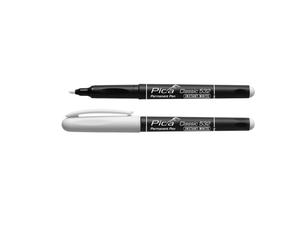 Marqueur permanent blanc Pica Classic 532 pointe fine Pica
