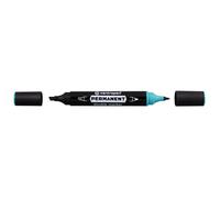 Marqueur permanent Centropen 1666, double face, vert