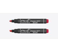 Pica Marker - Marqueur Pica Classic 520 - permanent ogive - rouge - 52040