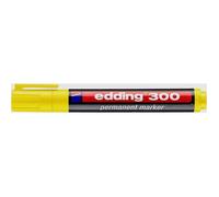 Edding Marqueur permanent 300 – jaune – pointe moyenne 1,5-3 mm