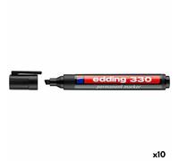 C/10 Rotulador Edding 330 Negro Marcador Punta Biselada - [Livre en VO] Inconnu (Auteur)