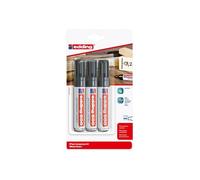 Marqueur Permanent - Edding - 500 - Noir - 2-7 mm - Pack de 3 - Indélébile
