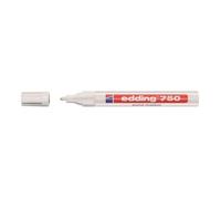 Marqueur Permanent - Edding - 750 Paint - Blanc - 2-4 Mm - Indélébile