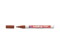 Marqueur Permanent - edding - 751 Paint - Marron - Encre Pigmentée - 1-2 mm