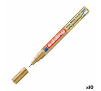 Marqueur permanent Edding 780 Doré [10 Unités]