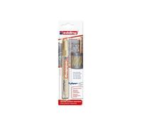edding Marqueur peinture brillante 750 – Or – 1 feutre Pointe ronde 2-4 mm – Étanche, très opaque