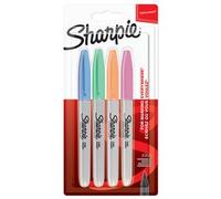 Marqueur permanent FINE 'Pastel', blister de 4
