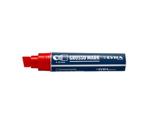 Marqueur permanent GROSSO MARK 4-12mm Rouge LYRA