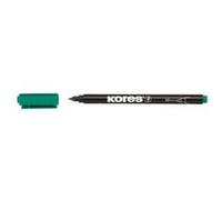 Marqueur Permanent K Marker Fine Pointe Médium Vert Kores Vert G