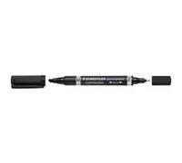 Staedtler Lumocolor 348 B-9 Marqueur permanent noir résiste à l'eau: oui