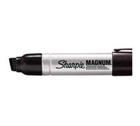 Marqueur permanent METAL MAGNUM - SHARPIE - Pointe biseautée - Noir