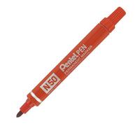 Marqueur permanent Pentel Pen N50 pointe ogive rouge G