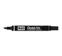 Marqueur permanent Pentel Pointe biseautée 3,9 x 5,7mm Noir Noir G