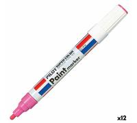 Marqueur permanent Pilot SC-PM-P Rose 12 pièces