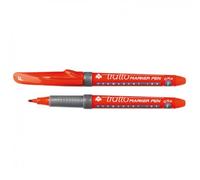 Marqueur Permanent Pointe Fine Rouge Sachet De 8 Lyra