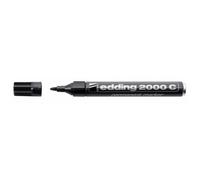 Marqueur permanent - pointe ogive - noir - E 2000C - par 10 EDDING