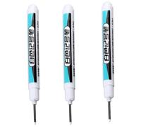 Marqueur permanent pour métal à longue tête huileuse étanche blanc marqueur permanent pour bois, plastique, trou métallique profond, cuir marqueur extrême