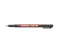Edding Feutre permanent 142 M (4-142001) pour transparent – pointe 1 mm noir