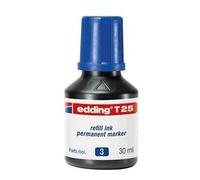 Marqueur Permanent - Recharge en Encre Pigmentée T 25 pour Modèles EDDING - 30 mL - Rouge