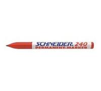 Schneider Optics Marqueur permanent 240 pointe ronde Rouge G 10 pcs