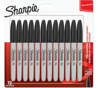 Marqueur Permanent Sharpie Pointe Fine Noire Paquet De 12