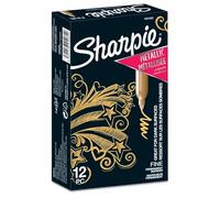 Marqueur permanent Sharpie pointe ogive fine de 1,5 à 3 mm - Or