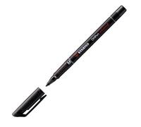 Marqueur indélébile ohp stabilo 843 m 0 7 (1 pièce) verre plastique métal cd dvd - noir