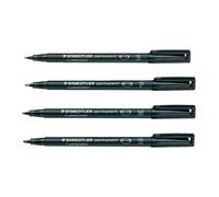 Marqueur Permanent Staedtler Lumocolor Pour OHP, DVD, CD, Verre, Plastique