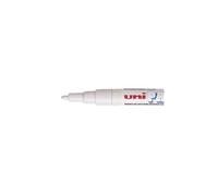 Marqueur permanent - UNIBALL - PAINT PX-203 - Pointe ultra fine - Résistant à l'eau - Blanc