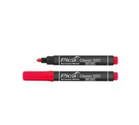 Pica Marker - Marqueur Pica Classic 520 - permanent ogive - rouge - 52040