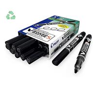 Marqueur Pilot pour tableau blanc - Pointe ultra fine - Encre noire - Lot de 10