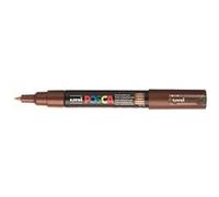 UNI-BALL Marqueur Pte conique extra-fine POSCA PC1MC 0,7 - 1mm Marron