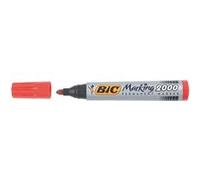 BIC Marking 2000 ECOlutions Marqueur permanent pointe ogive moyenne - Rouge